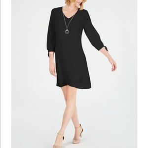 Tie Sleeve Shift Dress